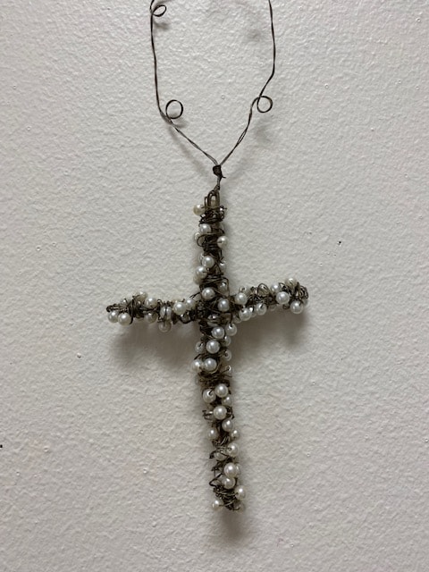 Hanging Bead Cross